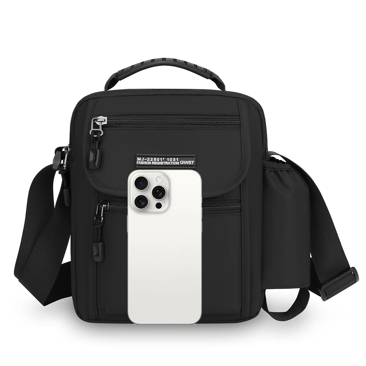 Men Bags Handbag High Quality Crossbody Bag for Men Stylish Men's Handbag Shoulder Bag with Bottle Pocket