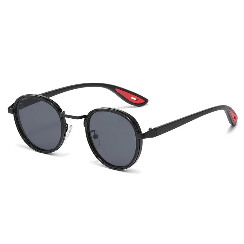 Metal Frame Small Round Sun Glasses with Minus Diopters 0 To -4.0 Women's Men's Stylish Eyewear Shades UV400 Driving Shades