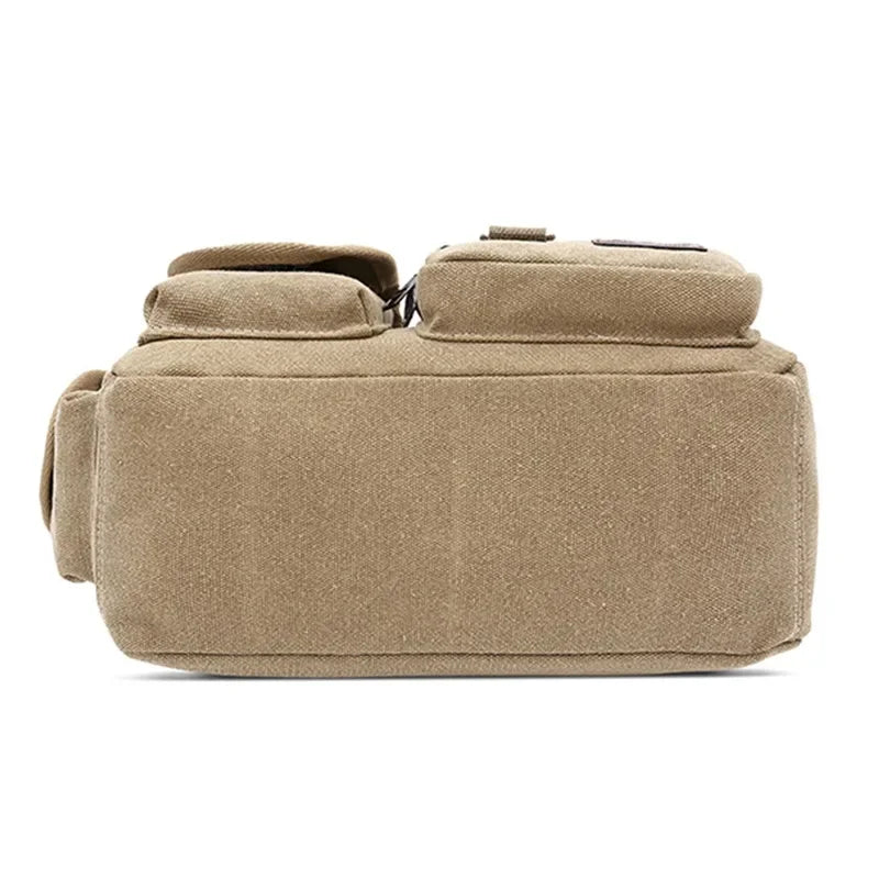 Men Canvas Shoulder Bags Casual Tote Travel Men's Crossbody Bag Luxury Messenger Bags Fashion High Quality Handbag