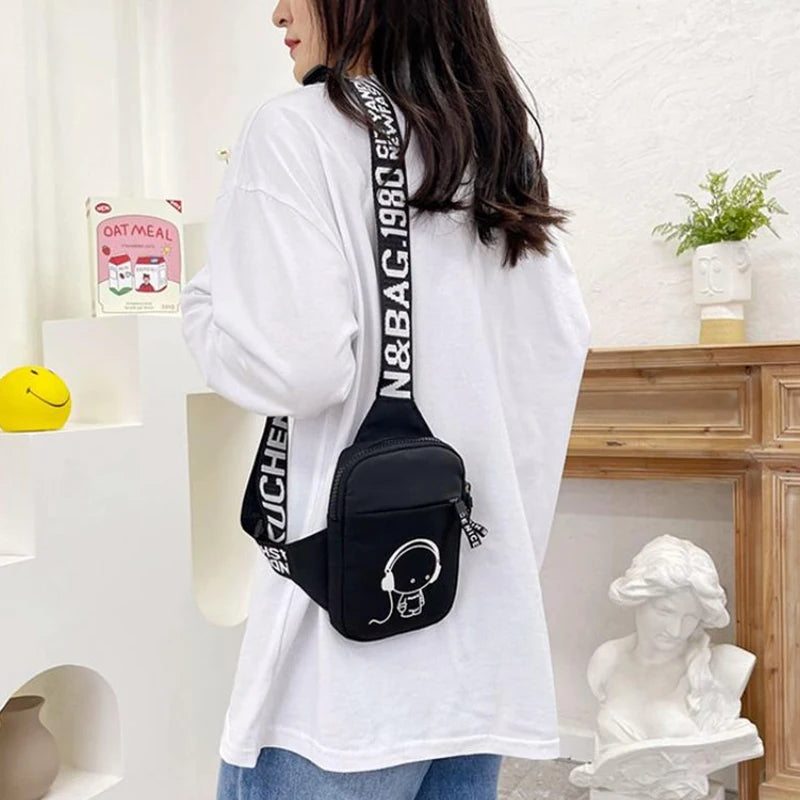 Men's Shoulder Bag Trend Waterproof Small Messenger Bag Square Crossbody Bags Bag For Men Sacoche Homme