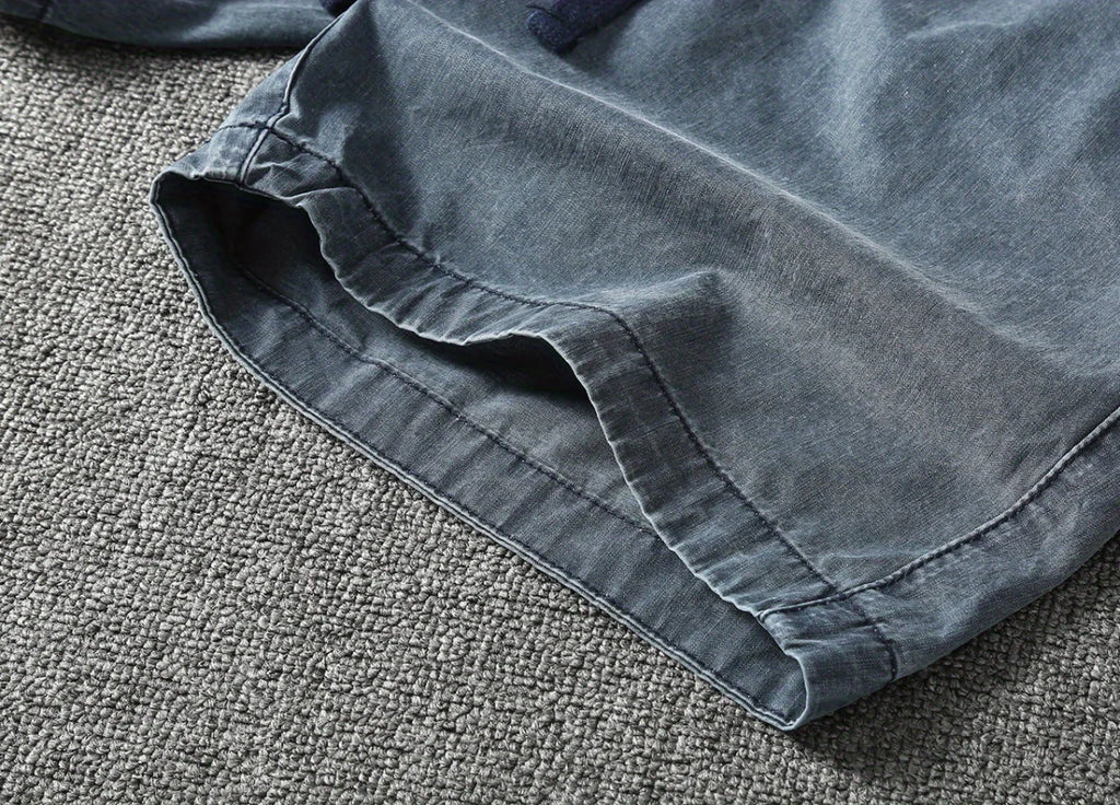 Summer Outdoor Sex Open Crotch Erotic Pants Boyfriend Jeans Vintage Denim Stretch Casual Short Men Jogger Streetwear Y2k Clothes