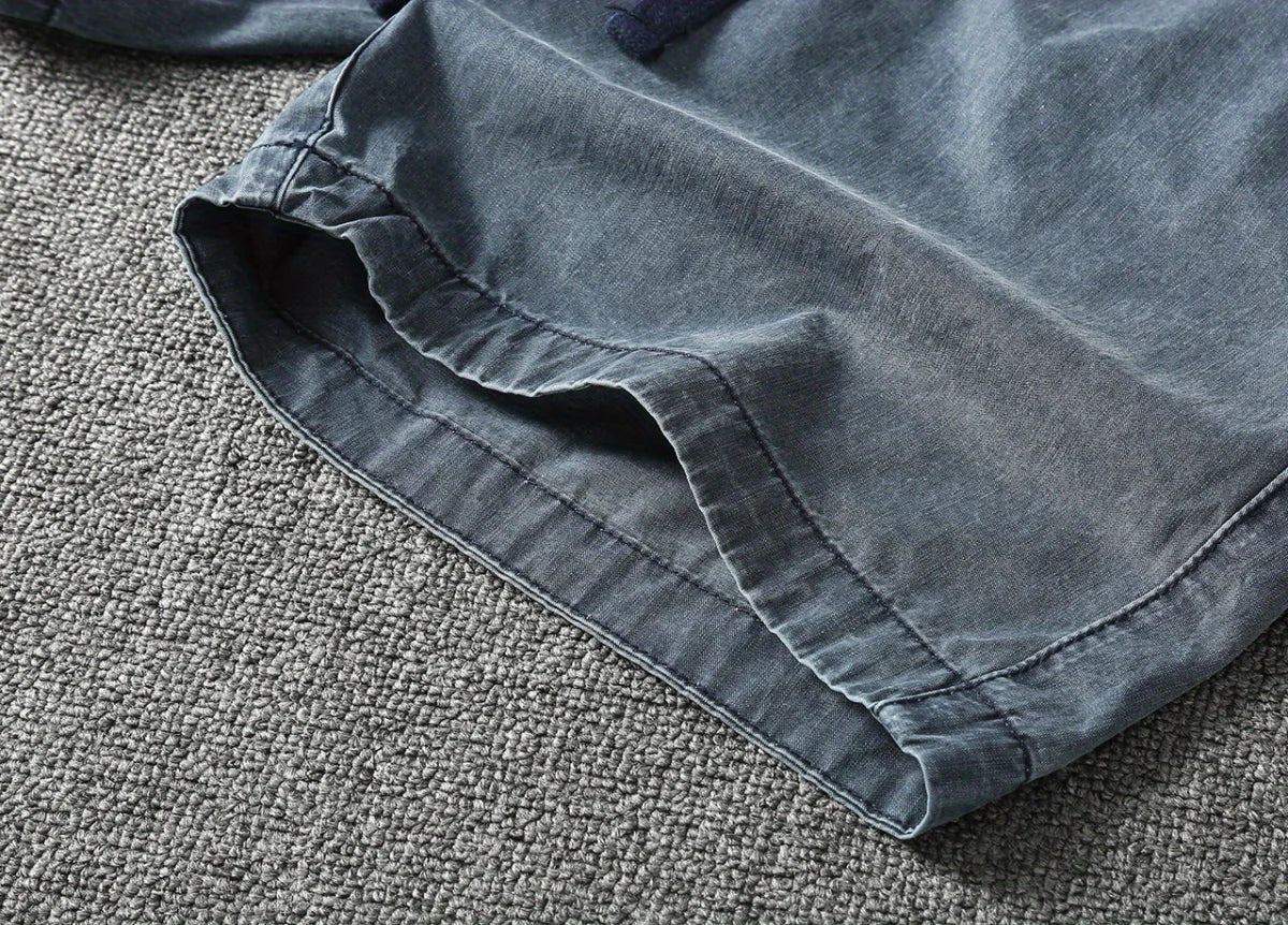 Summer Outdoor Sex Open Crotch Erotic Pants Boyfriend Jeans Vintage Denim Stretch Casual Short Men Jogger Streetwear Y2k Clothes