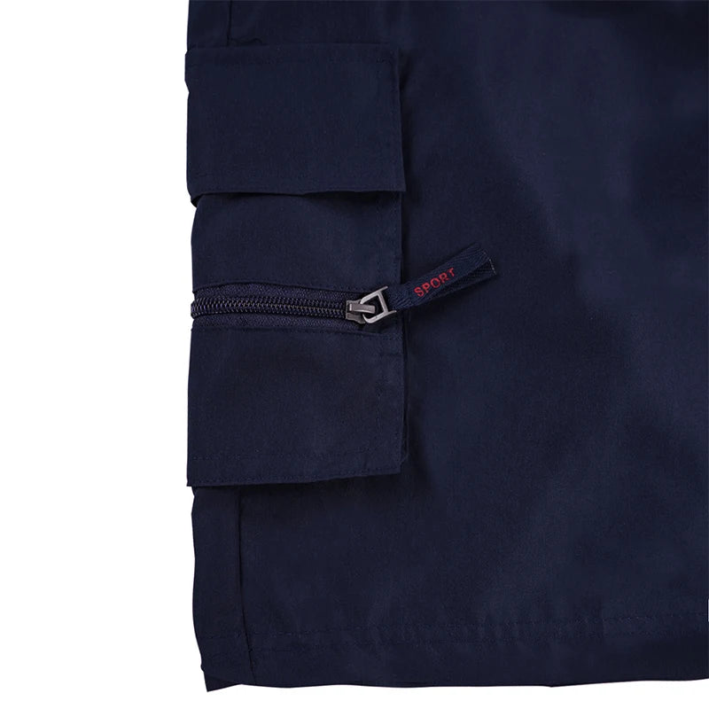 Mens Cargo Shorts Summer Outdoor Camouflage Print Short Pants Multi Pocket Casual Utility Style Big Size Trousers Durable Fabric