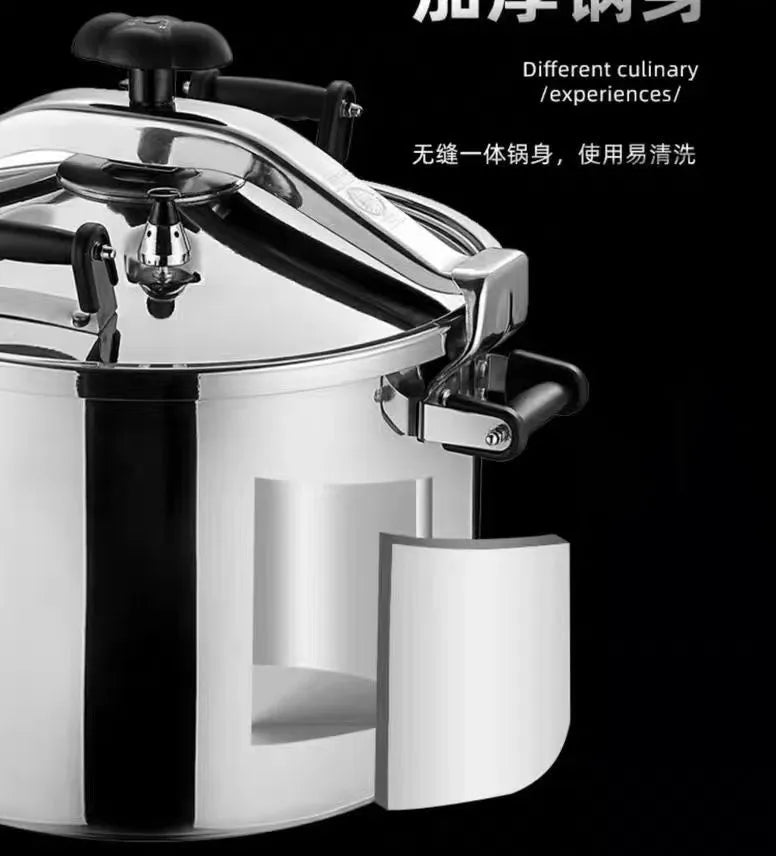 2025 New Pressure Cooker - 8L Commercial Stainless Steel Explosion-Proof Design for Gas & Induction Cooktops, 100KPA Fast Cookin