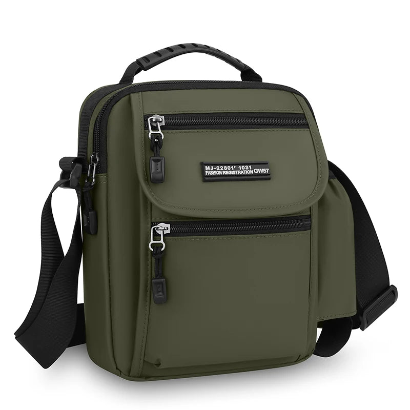 Men Bags Handbag High Quality Crossbody Bag for Men Stylish Men's Handbag Shoulder Bag with Bottle Pocket