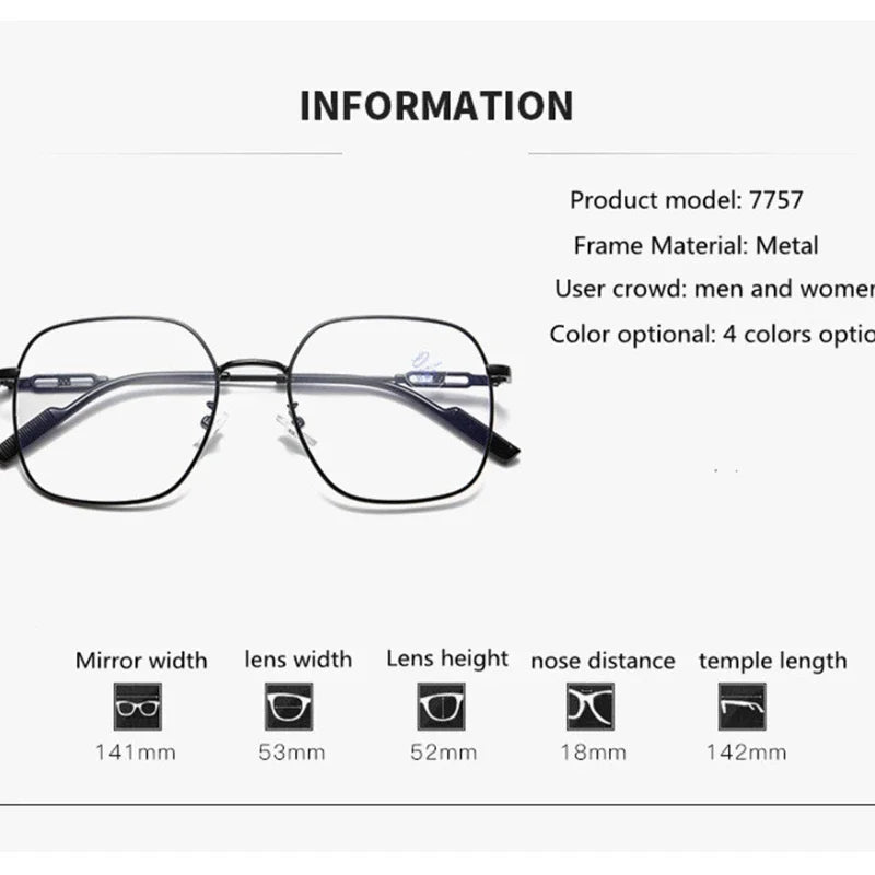 Vintage Photochromic Sun Glasses Unisex Near Sight Myopia Eyewear Outdoor UV400 Shades Glasses Prescription Eyeglasses 0 To -4.0
