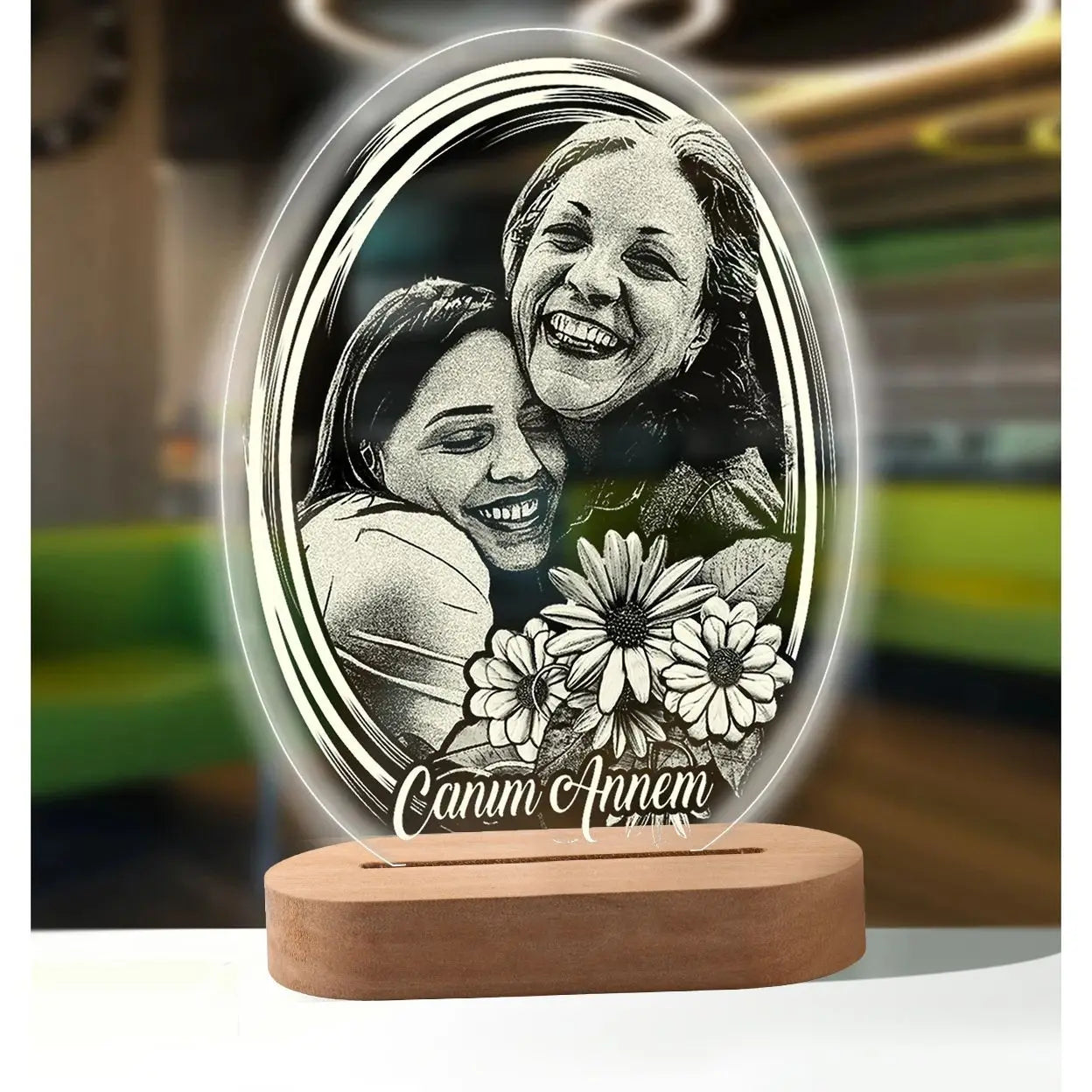 3D Photo Lamp Personalized Custom Photo And Text Customized Valentine's Day Wedding Anniversary Birthday 3D Night Light Gifts