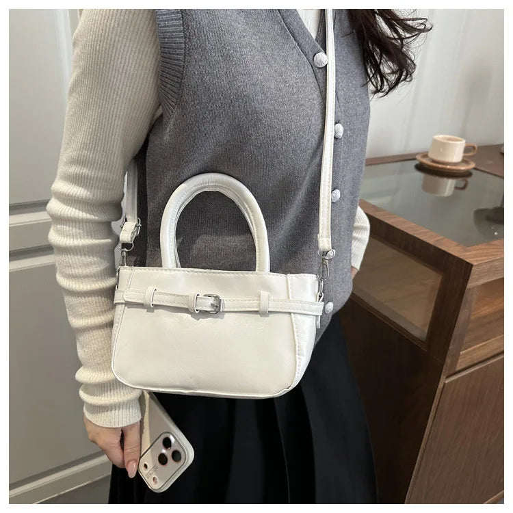 Handbag Girls Trend Fashion Korean Small Square Bag Premium Versatile Shoulder Crossbody Bag