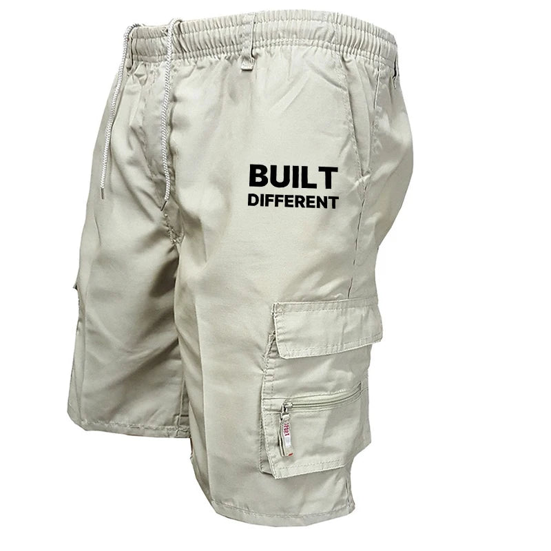 Mens Cargo Shorts Summer Outdoor Camouflage Print Short Pants Multi Pocket Casual Utility Style Big Size Trousers Durable Fabric