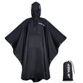3 In 1 Outdoor Military Raincoat Hooded Sleeve Waterproof Rain Poncho Motorcycle Rain Cover Camping Hiking Travel Rainwear Tent