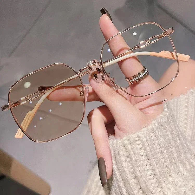 Vintage Photochromic Sun Glasses Unisex Near Sight Myopia Eyewear Outdoor UV400 Shades Glasses Prescription Eyeglasses 0 To -4.0