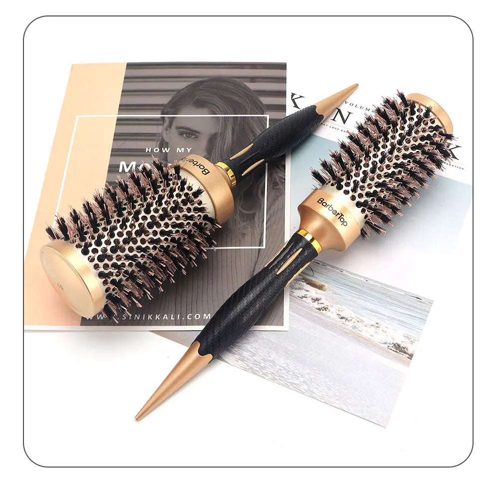 Salon Hairdressing Anti-static Hairdressing And Curling Styling Barber Hair Comb Women Wet Curly Hair Brush For  Styling Tool
