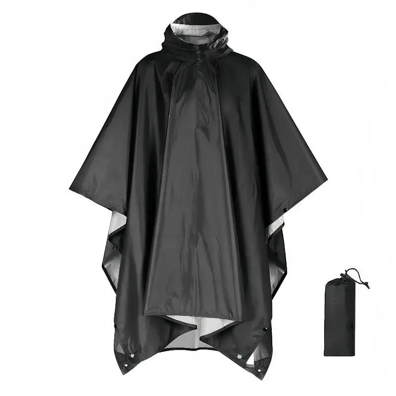 Rain Coat Travel Raincoat Waterproof Rain Poncho Hooded Sun Shelter For Outdoor Camping Hiking Fishing Cycling Climbing