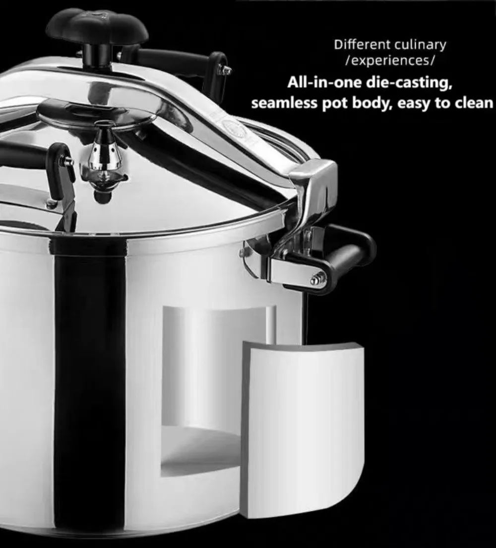 2025 New Pressure Cooker - 8L Commercial Stainless Steel Explosion-Proof Design for Gas & Induction Cooktops, 100KPA Fast Cookin
