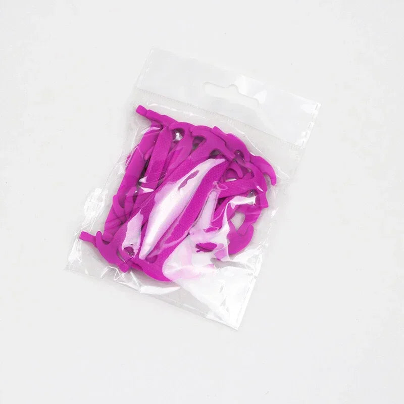 Silicone Elastic Shoelaces Without Ties Kids Adult Fashion Hammer Type Running Sneakers Rubber Band Shoes Laces Lazy Shoestrings