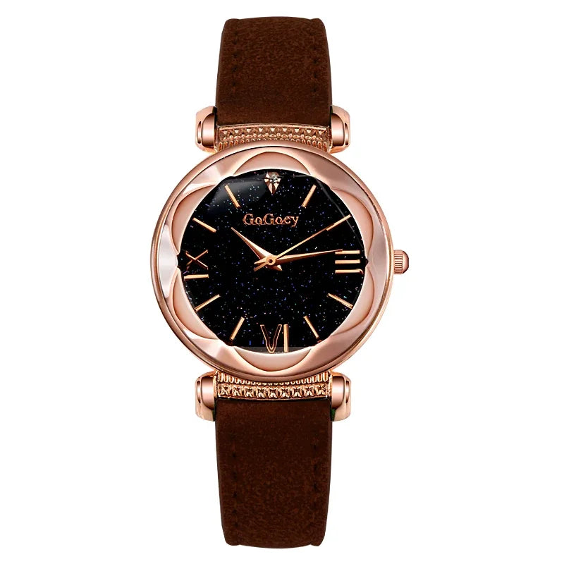 Women Watches Watch for Women Ladies Starry Sky Quartz Wristwatch  Montre Femme Reloj Mujer Horloges Vrouwen Relógio Clocks