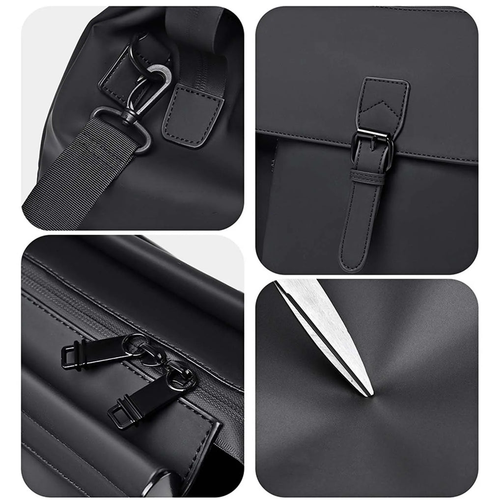 Men's Work Bag,Large Capacity Commuter Bag with Separate Wet/Dry Compartment,Multi-Purpose Travel Duffel for Gym Business Trips