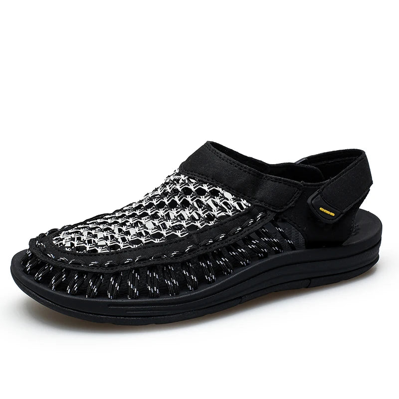 Summer Hand-woven Men's Sandals Fashion Men Casual Shoes Brand Designer Sneakers High Quality Outdoor Beach Sandals Men Shoes