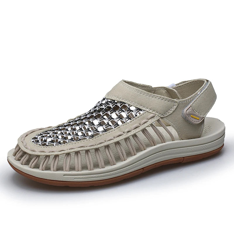 Summer Hand-woven Men's Sandals Fashion Men Casual Shoes Brand Designer Sneakers High Quality Outdoor Beach Sandals Men Shoes