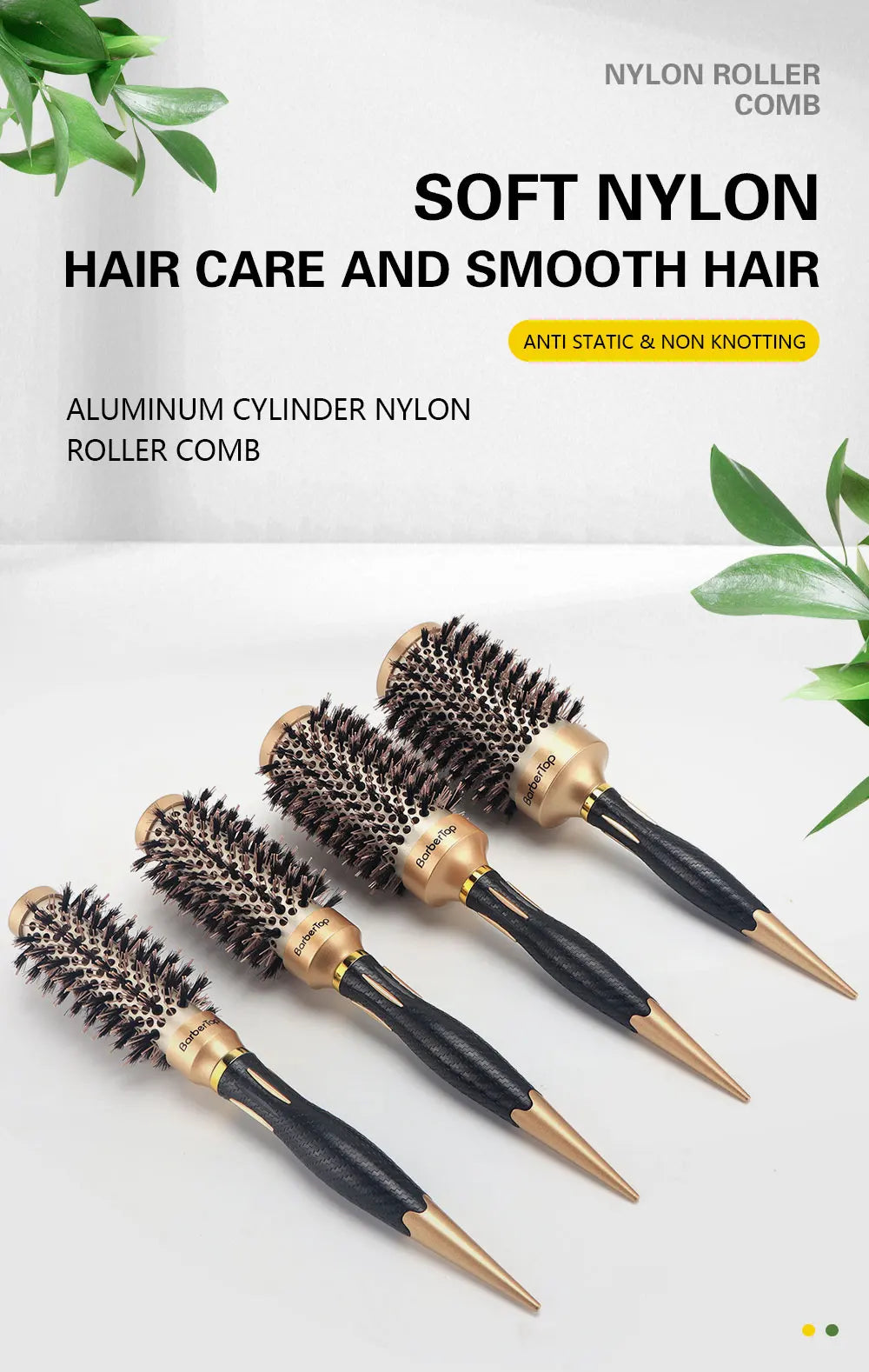 Salon Hairdressing Anti-static Hairdressing And Curling Styling Barber Hair Comb Women Wet Curly Hair Brush For  Styling Tool