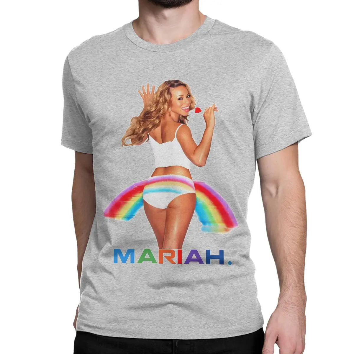 Mariahs T-Shirts for Men Women Creative 100% Cotton Tees Crew Neck Short Sleeve T Shirt Printed Tops