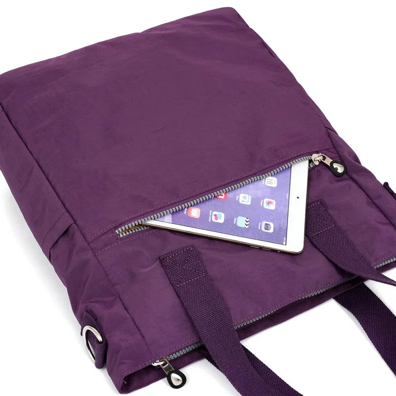 Top-Handle Messenger Bag Handbags Women Famous Brand Nylon Big Shoulder Beach Crossbody Bags Casual Tote Female Purse Sac bolsa