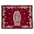 Maria Blanket The Virgin Mary Tapestry Office Air Conditioning Red Black Blankets Nap Blanket Living Room Sofa Ornaments