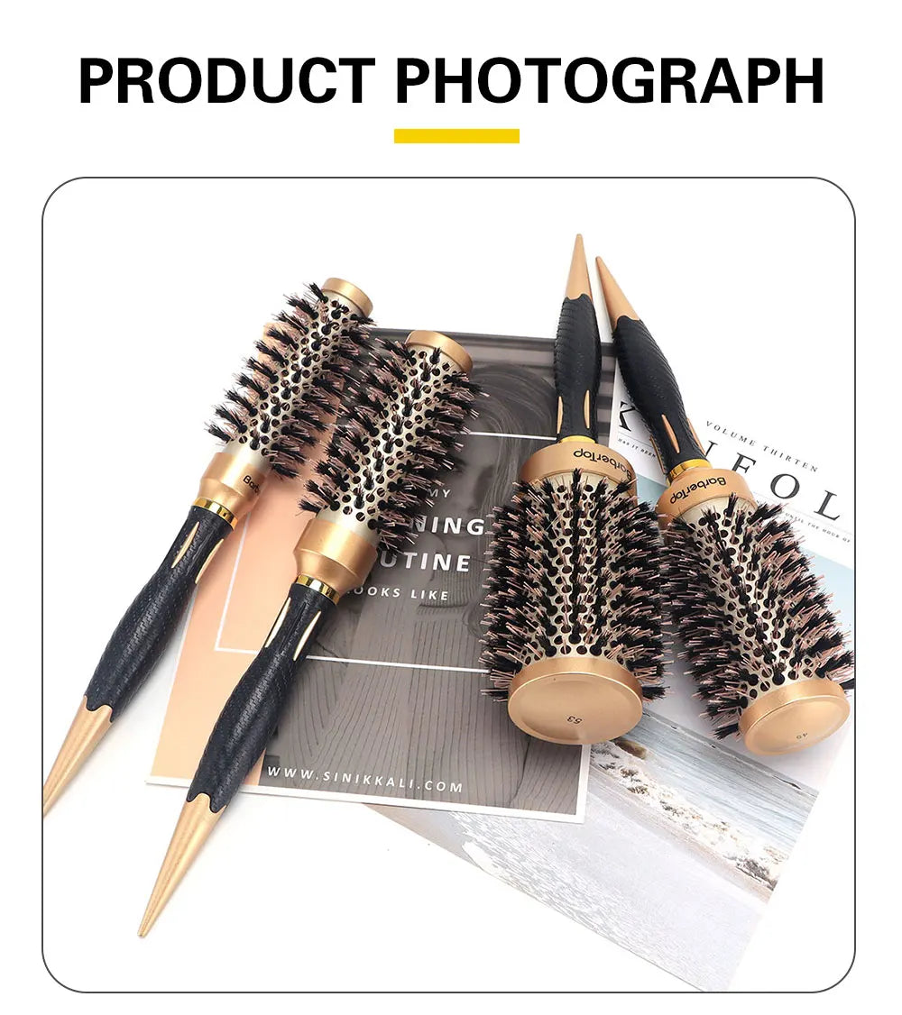 Salon Hairdressing Anti-static Hairdressing And Curling Styling Barber Hair Comb Women Wet Curly Hair Brush For  Styling Tool