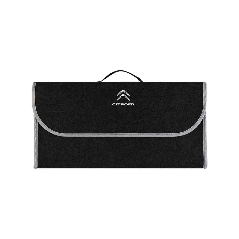 Car Trunk Storage Bag Leather Camping Box Collapsible Auto Organizer For Citroen C1 C2 C3 C4 C5 C6 C8 C4L DS4 DS6 Grand Picasso