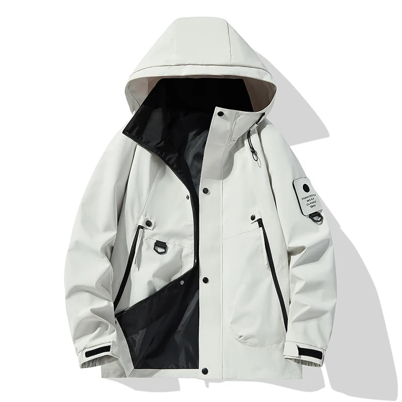 Spring jacket outdoor windproof and waterproof cotton-padded jacket sports jacket mountaineering suit rider jacket men's jacket