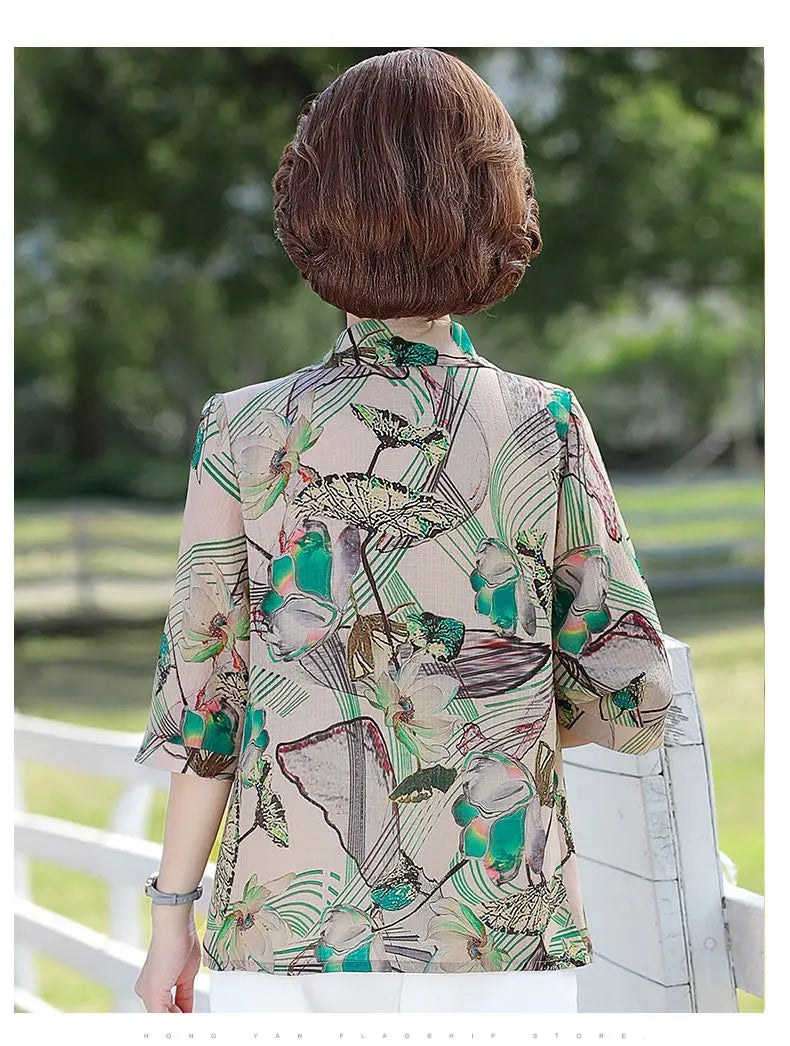 Women Summer Fashion Top Two-piece Set 2025 New Thin Shirt Spring and Summer Chiffon Shirt