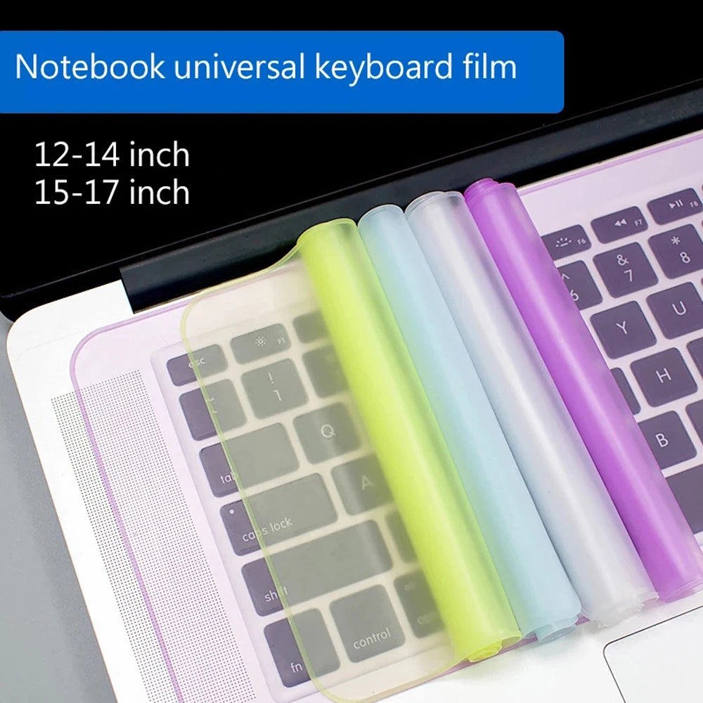 Universal Laptop Cover Keyboard Skin Dustproof Waterproof Personalized Silicone Protector Generic Notebook 12-14 inch 15-17 inch