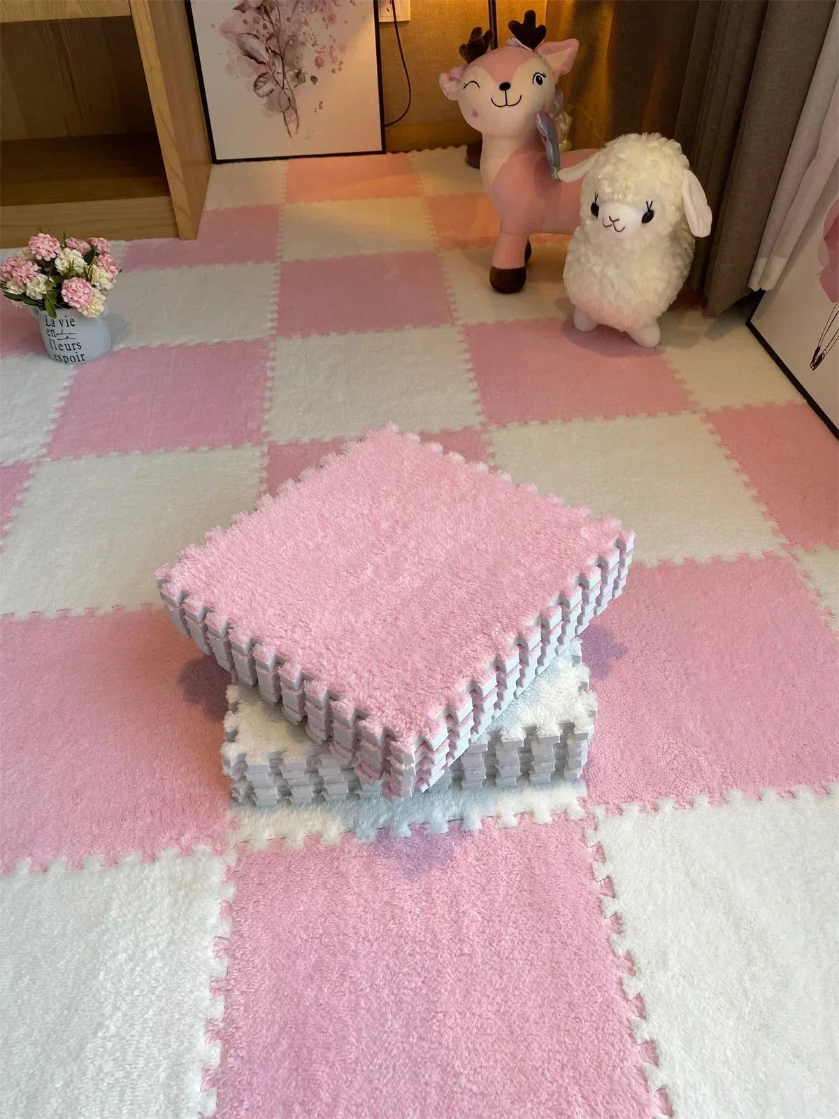 Children's Room Activity Mat Baby Household Non-slip Crawling Mat EVA Foam Puzzle Carpet Bedroom Living Room Decoration