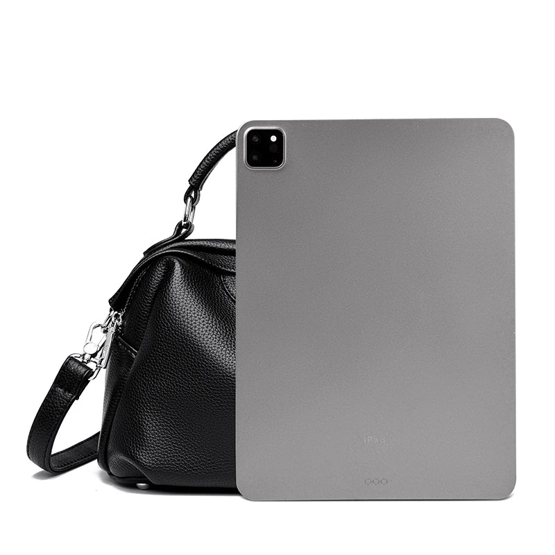 High Quality Soft Leather Tote Bag Fashion Women Shoulder Messenger Bag Large Capacity Wear-resistant Bag Luxury Handbag Sac