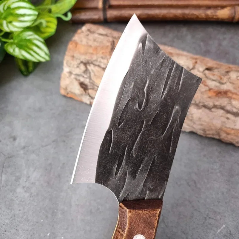 Cleaver Knife Slicing Fish Meat Vegetables Boning Butcher Knife Stainless Steel Wooden Handle Kitchen Knives Chef Cooking Knifes
