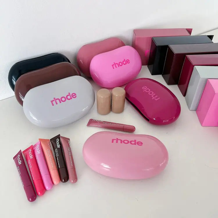 Lip Gloss Glaze Makeup Organizer Female Toiletry Kit Bag Make Up Case Storage Bags Pouch Box Cosmetic Box Organizer Zip Mirror