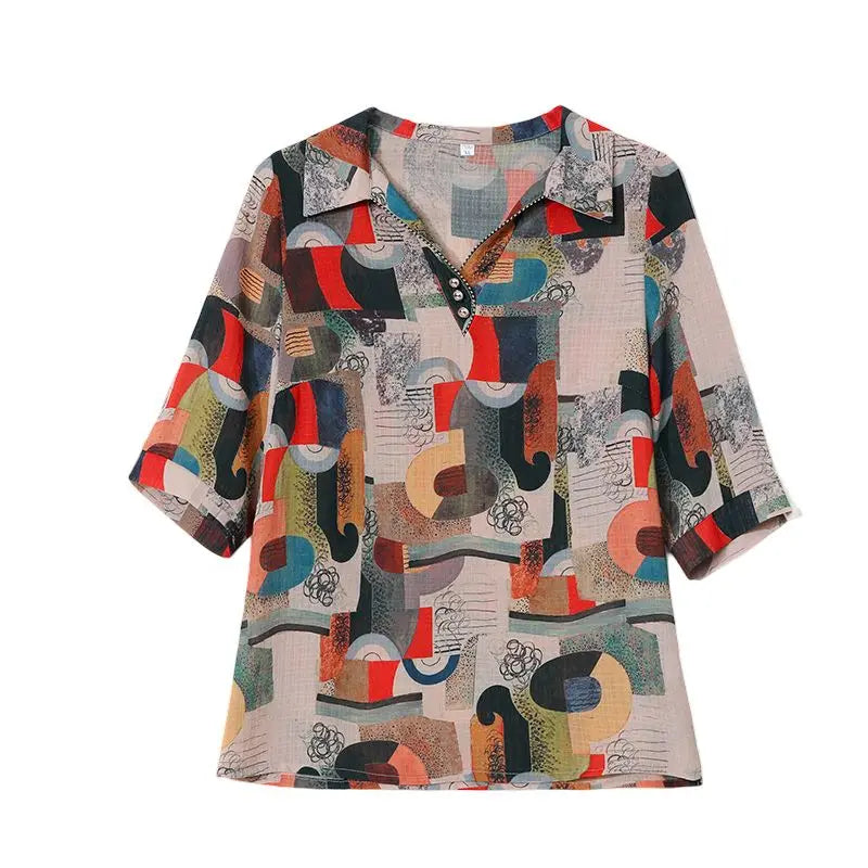 Women Summer Fashion Top Two-piece Set 2025 New Thin Shirt Spring and Summer Chiffon Shirt