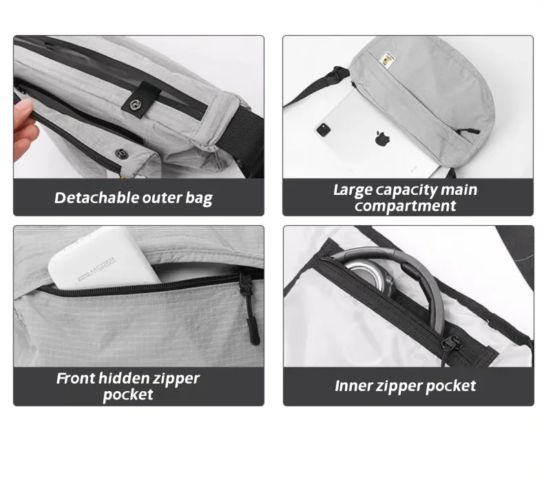 Casual Crossbody Bags For Men Women Shoulder Messenger Bag Large Capacity Small Fashion Travel Handbag Boys Girls Sling Bag