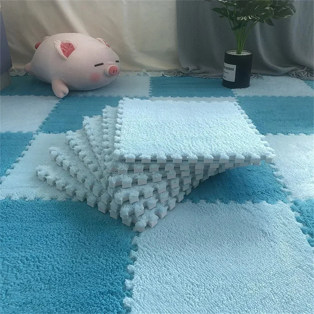 Children's Room Activity Mat Baby Household Non-slip Crawling Mat EVA Foam Puzzle Carpet Bedroom Living Room Decoration