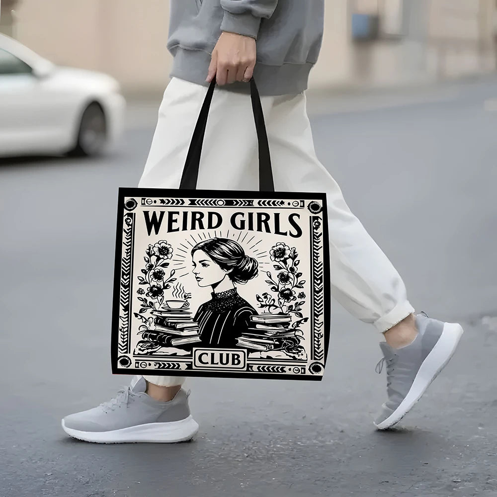 1 Pc Weird Girls Club Tote Bag, Girls Club Gifts, Girls Squad, Girls Crew, Girls Weekend, Gift For Hot Girls, Gift For Her, Bes
