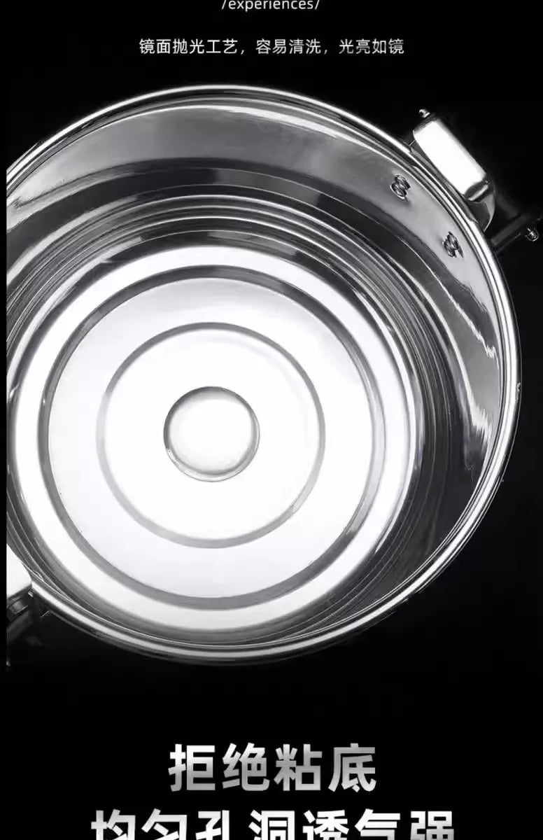 2025 New Pressure Cooker - 8L Commercial Stainless Steel Explosion-Proof Design for Gas & Induction Cooktops, 100KPA Fast Cookin