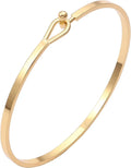Bracelet for Women Simple Delicate Thin Cuff Bangle Hook Bracelet Handmade Minimalist Jewelry