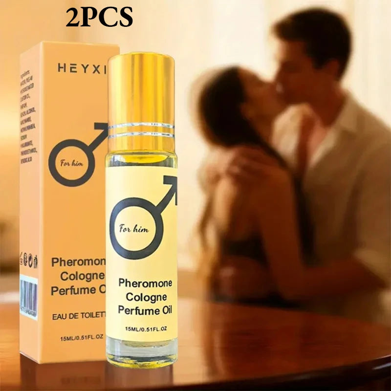 Pheromone Cologne Perfume Oil, lasting fragrance for men and women, portable travel clothes, romantic atmosphere perfume