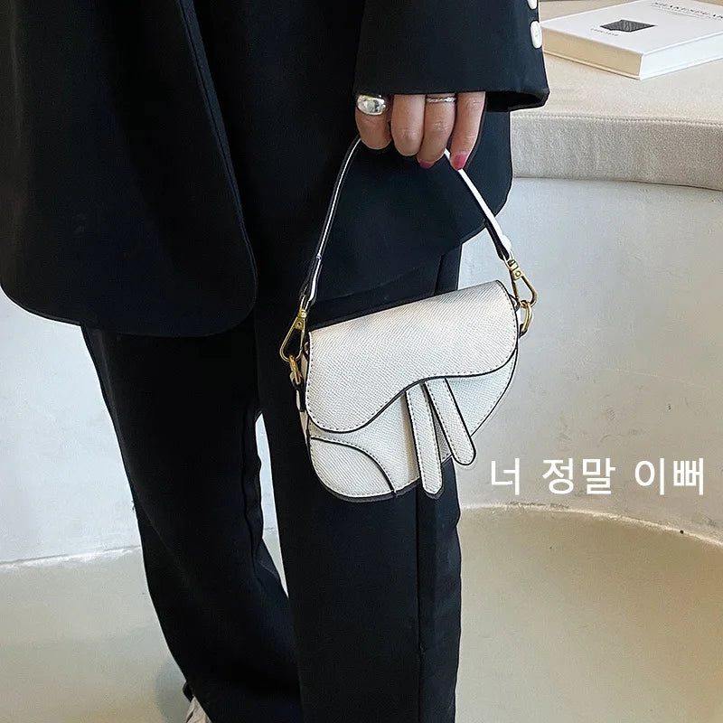 Fashion Children's Bags Ins Girls Niche Messenger Bag Retro Portable Saddle Bag Baby Kids Shoulder Bag Accessories Handbag BM092