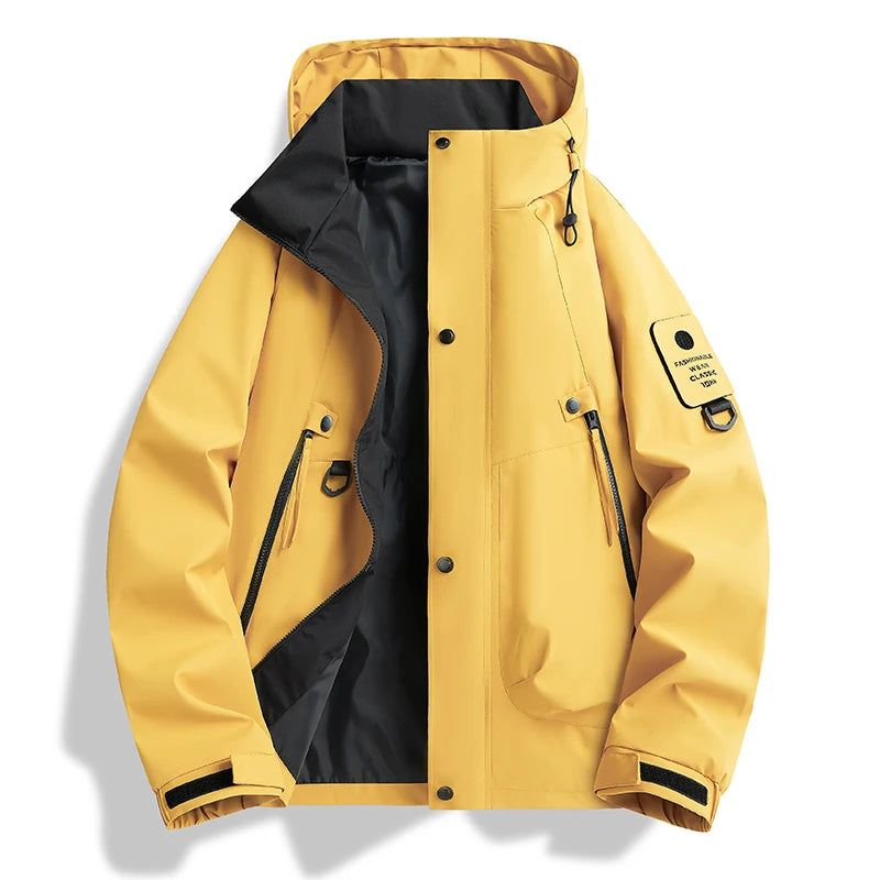 Spring jacket outdoor windproof and waterproof cotton-padded jacket sports jacket mountaineering suit rider jacket men's jacket