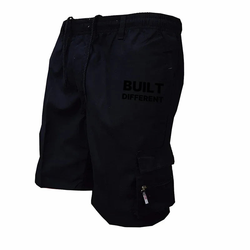 Mens Cargo Shorts Summer Outdoor Camouflage Print Short Pants Multi Pocket Casual Utility Style Big Size Trousers Durable Fabric