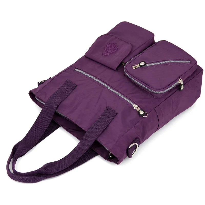 Top-Handle Messenger Bag Handbags Women Famous Brand Nylon Big Shoulder Beach Crossbody Bags Casual Tote Female Purse Sac bolsa