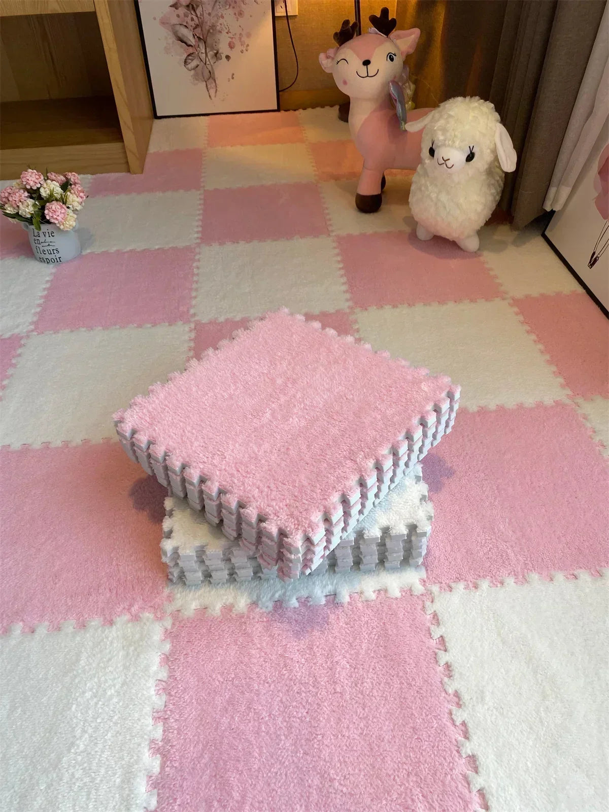 Children's Room Activity Mat Baby Household Non-slip Crawling Mat EVA Foam Puzzle Carpet Bedroom Living Room Decoration