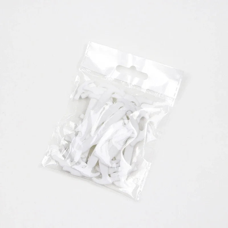 Silicone Elastic Shoelaces Without Ties Kids Adult Fashion Hammer Type Running Sneakers Rubber Band Shoes Laces Lazy Shoestrings