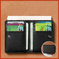 Leather Small Wallet for Men Short Simple Women's Purse Fashion Ultra Thin Credit Card Bag Coin Purse